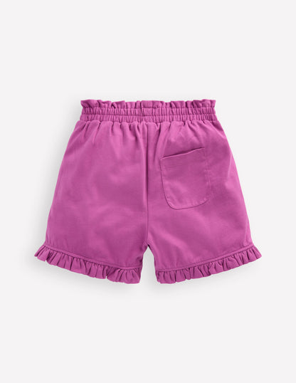 Pretty Jersey Shorts-Purple-2
