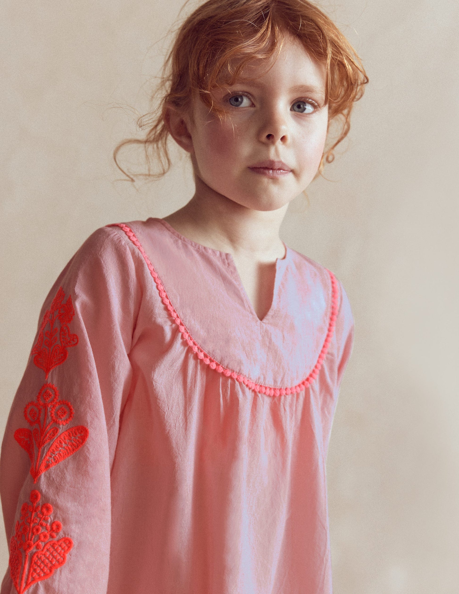 Swim Kaftan-Vintage Pink-2