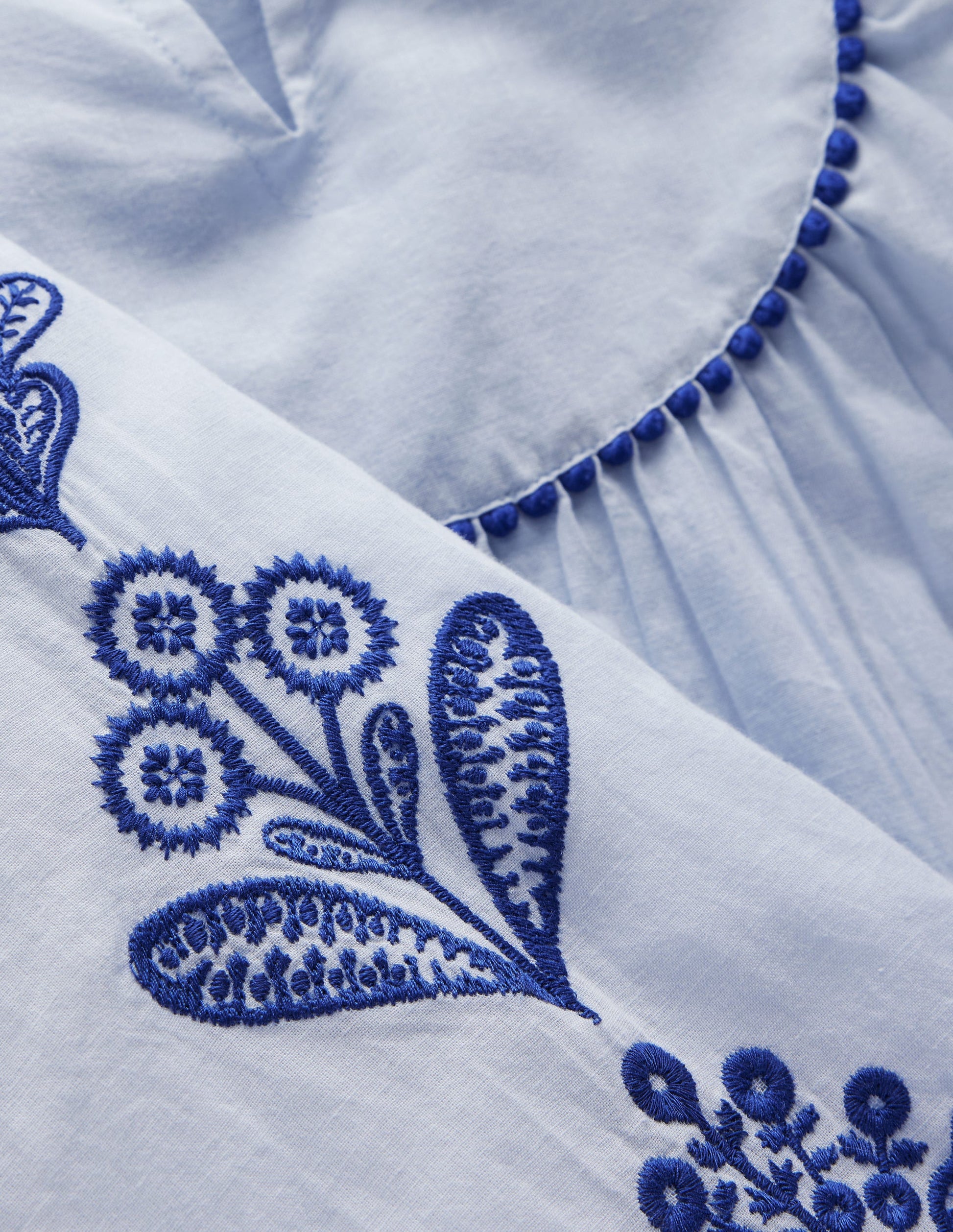 Swim Kaftan-Misty Blue-3