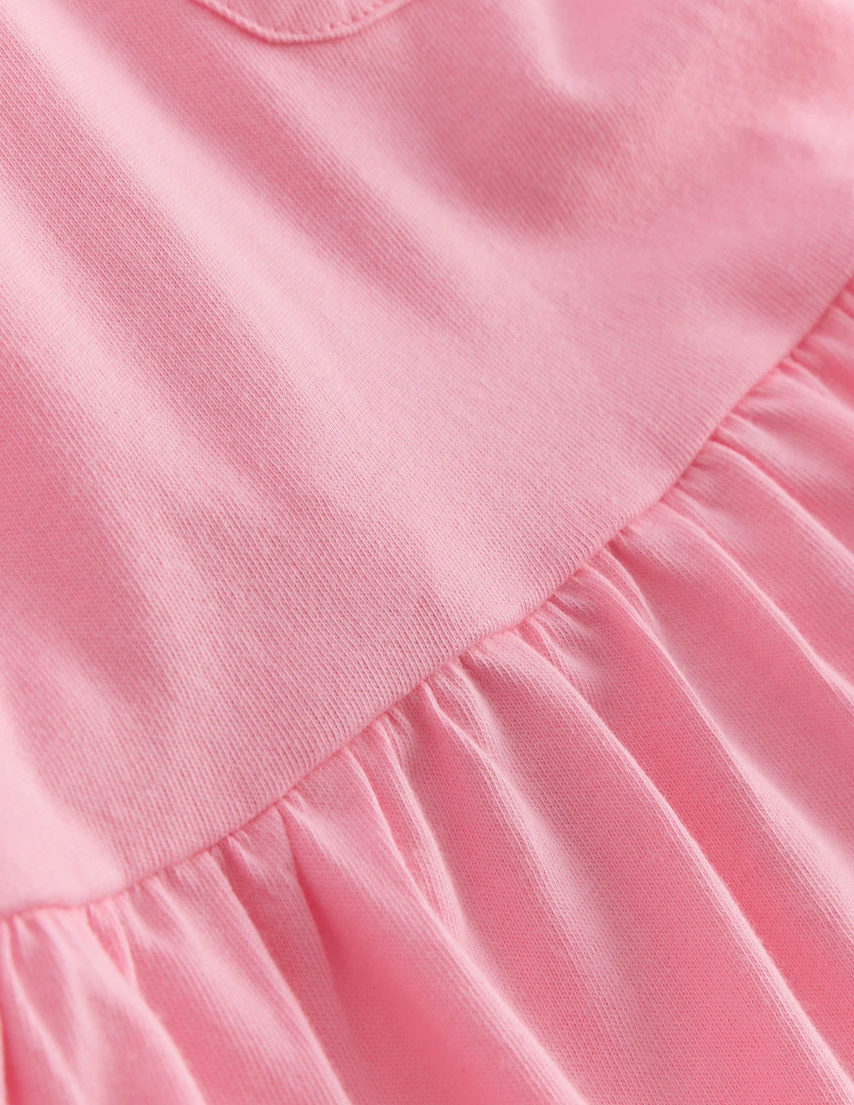 Short Sleeve Peplum Top-Pink - Image 3