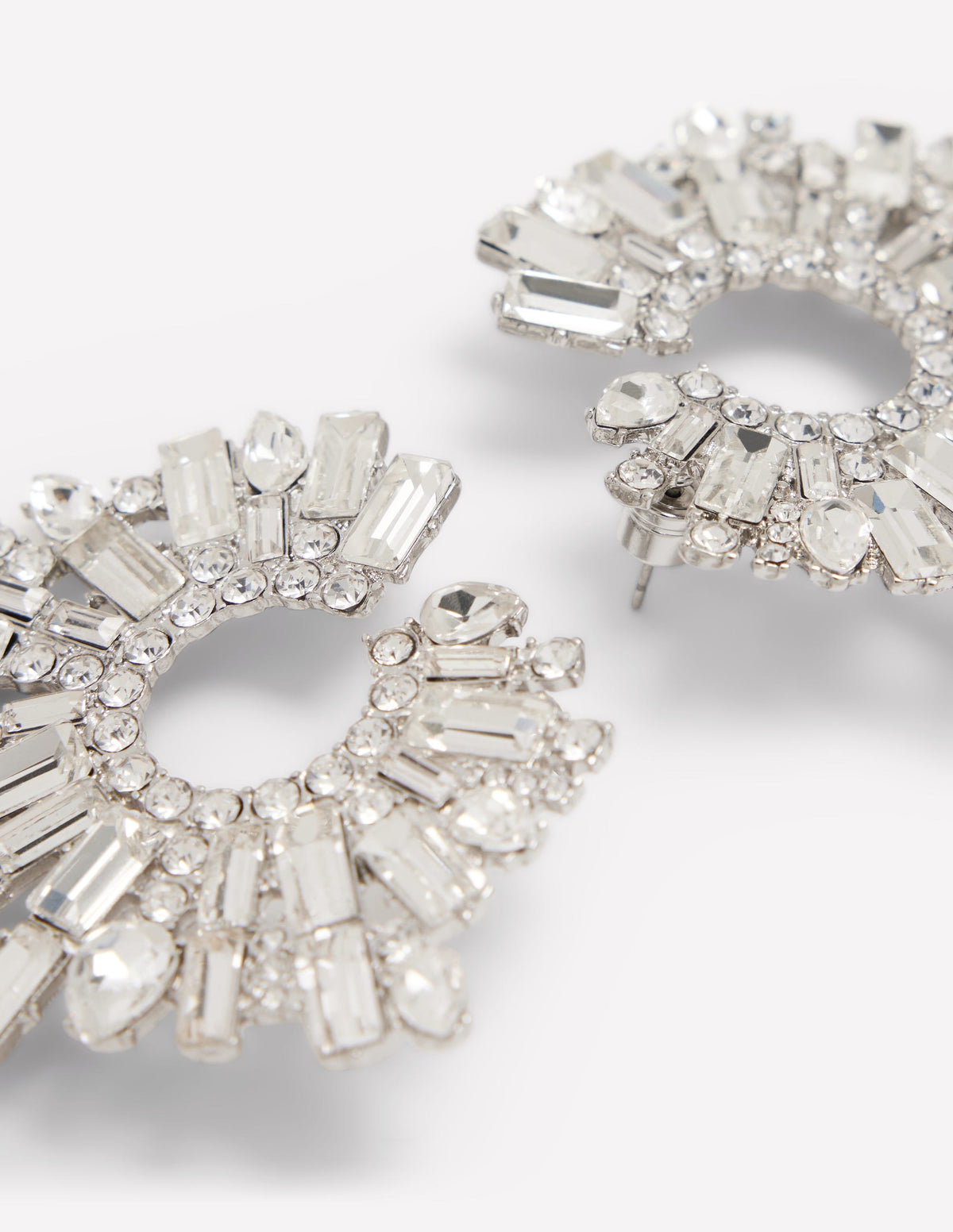 Jewel Garland Earrings-Clear-4