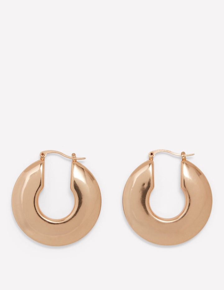 Large New Hoops-Gold