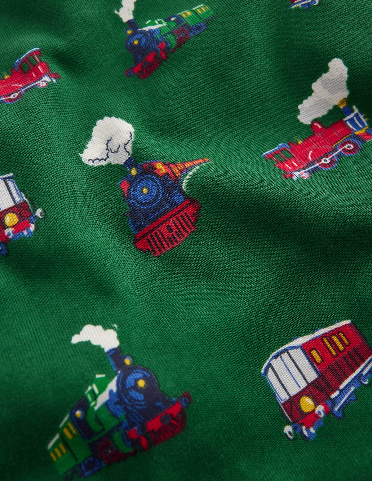 Snug Long John Pyjamas-Trains-3
