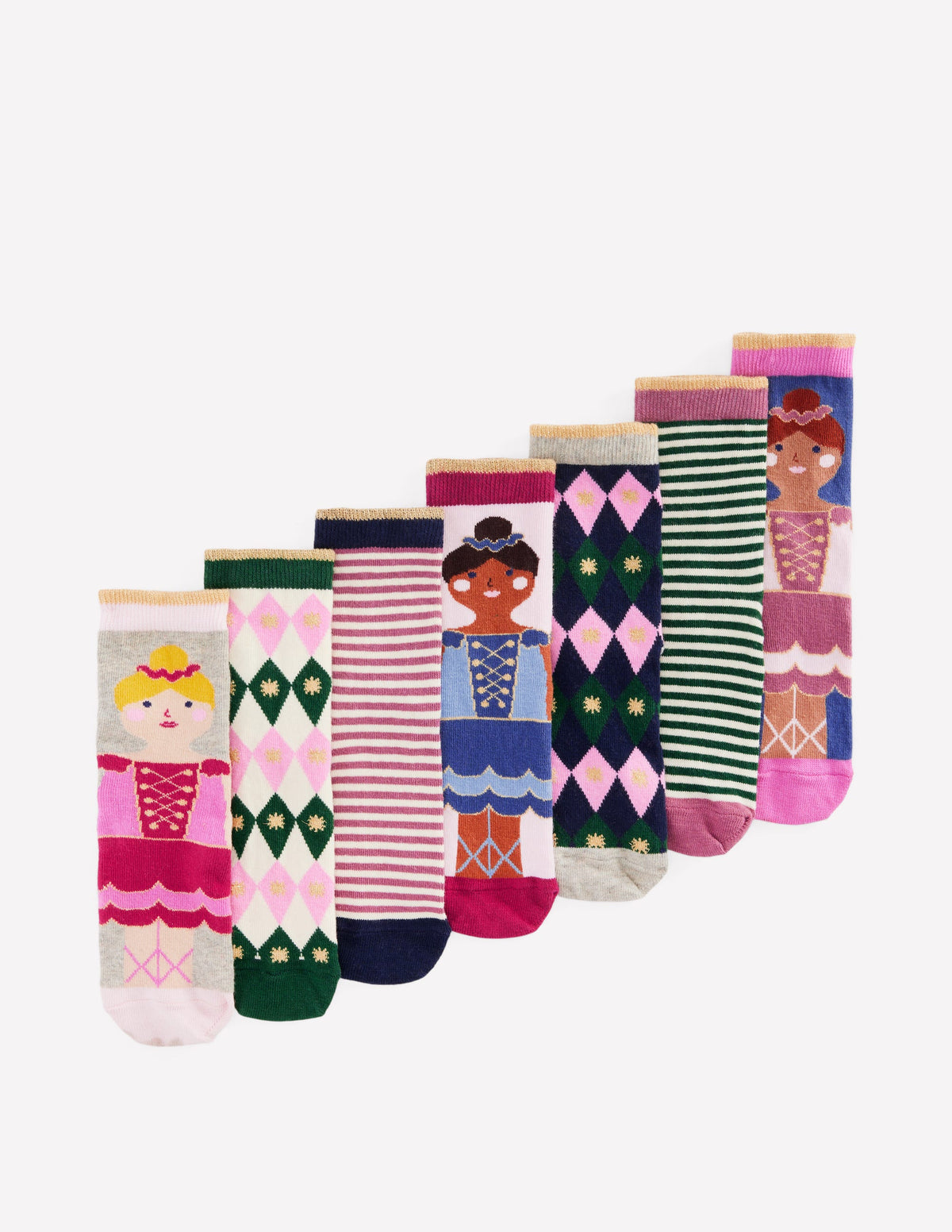 7-pack Socks-Nutcracker Ballet-1