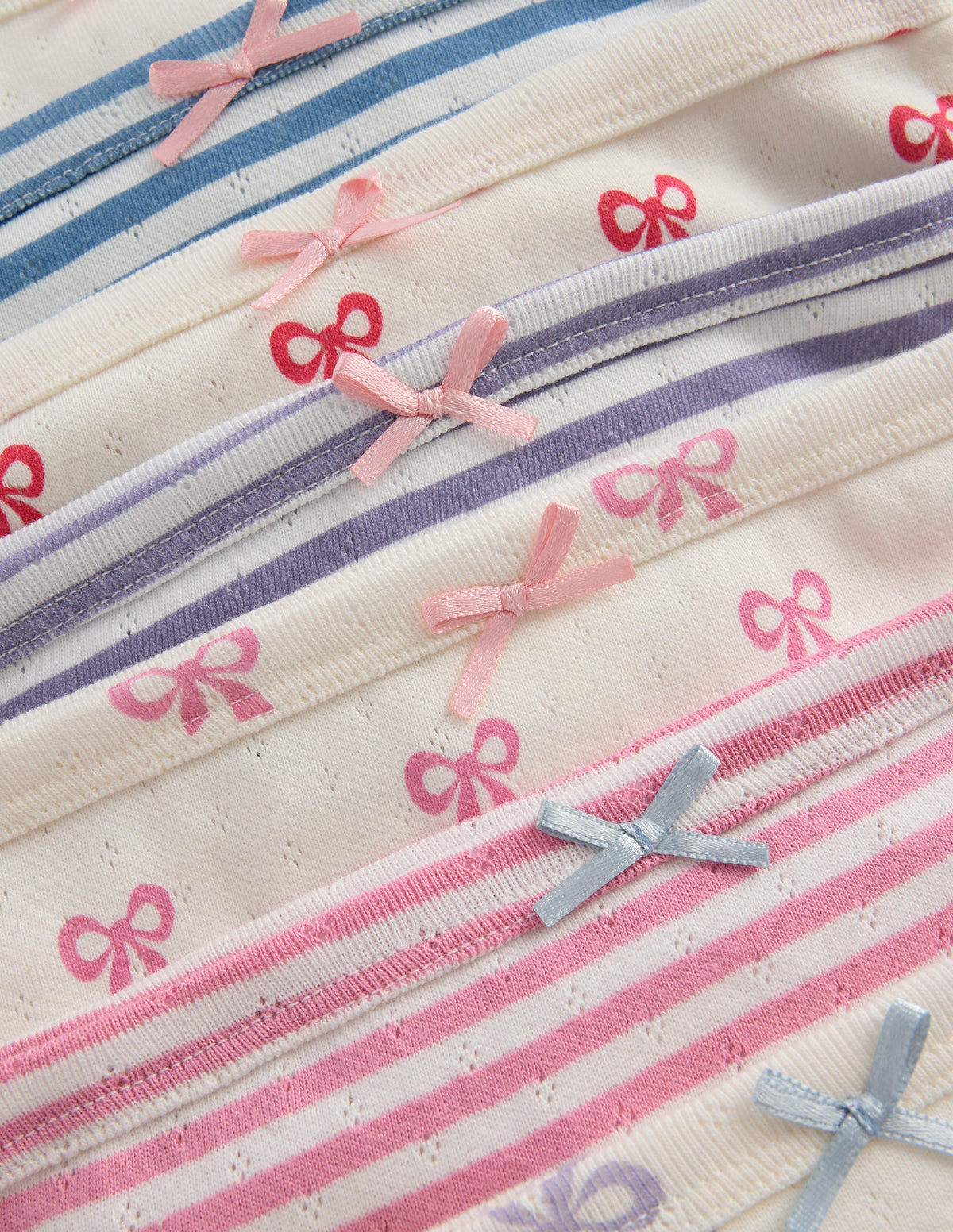 7-pack Pointelle Pants-Bows - Image 3