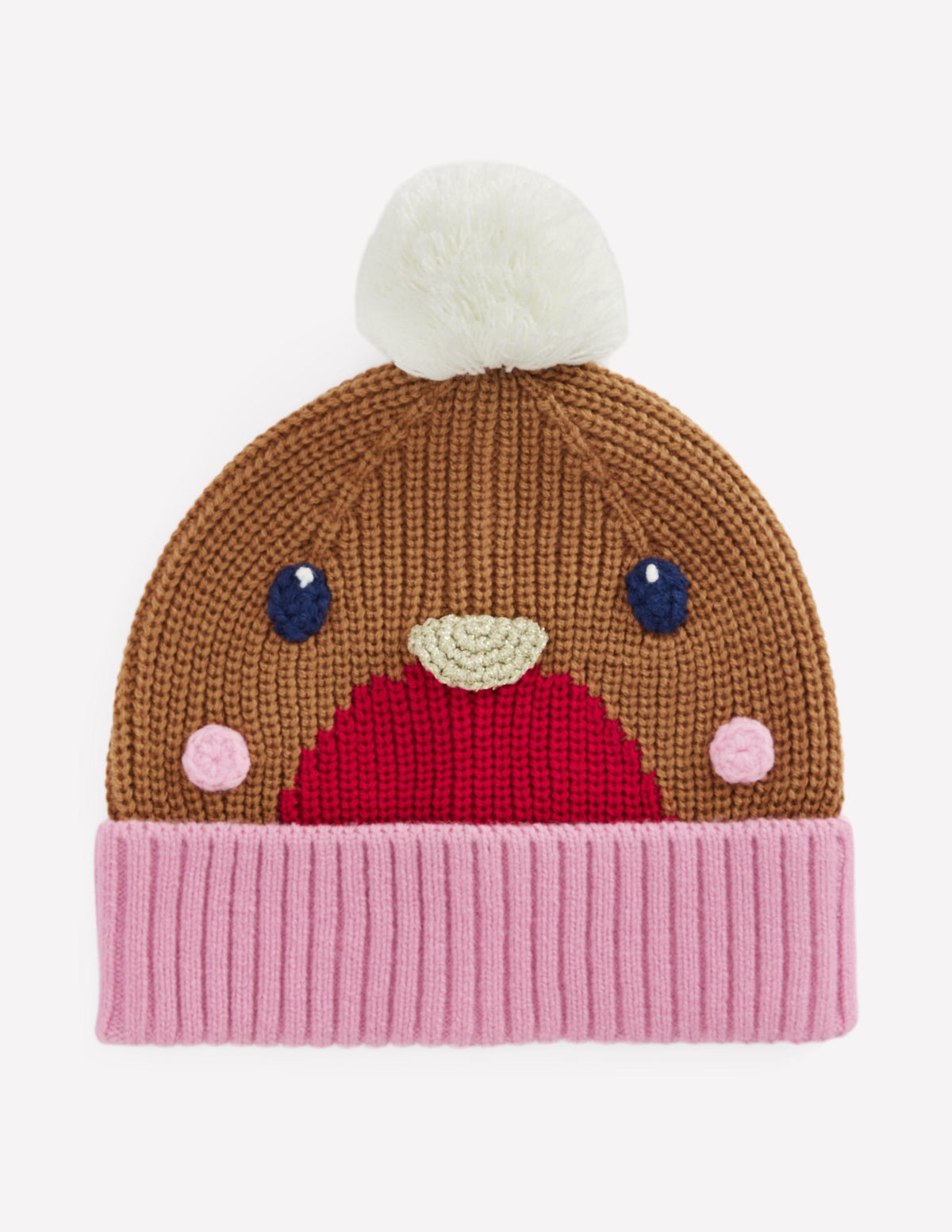 Novelty Festive Beanie-Robin-1