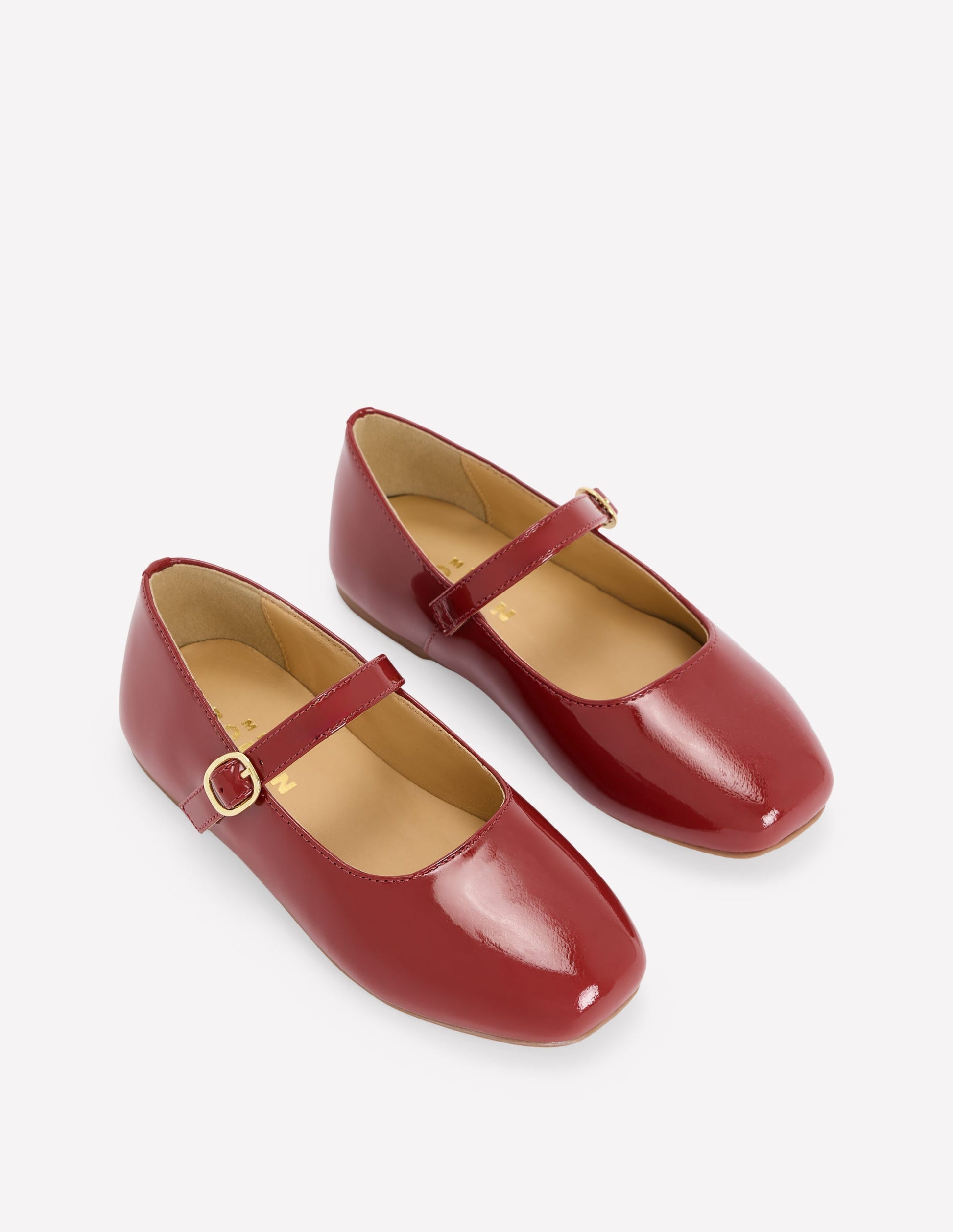 Square Toe Mary Janes-Burnt Orange-2