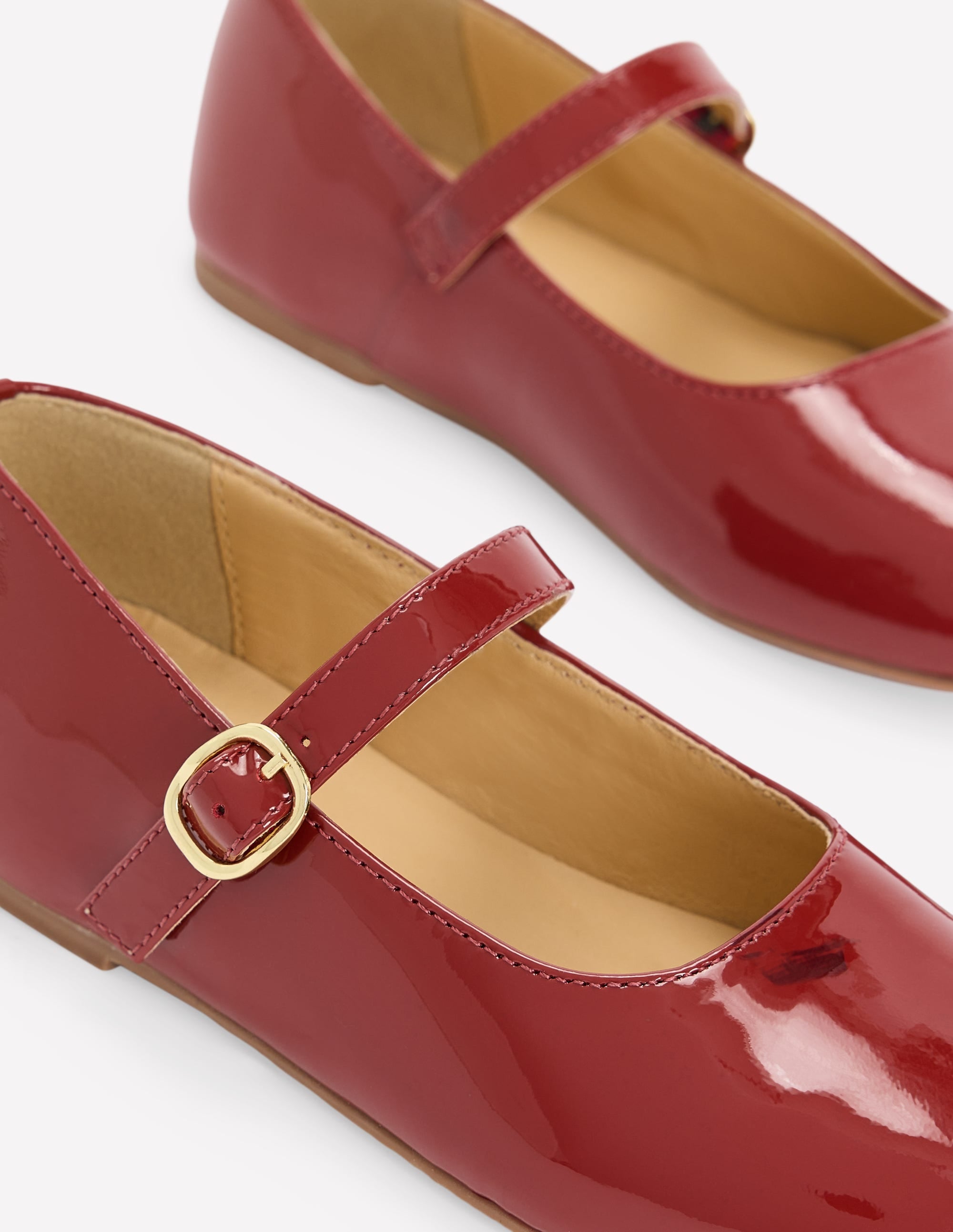 Square Toe Mary Janes-Burnt Orange - Image 3