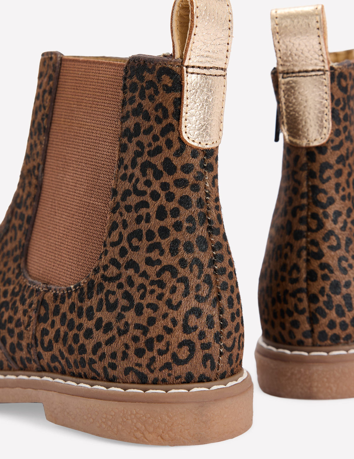 Leather Chelsea Boots-Leopard-3