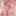 Triangle Knitted Scarf-Pink Marl Stripe