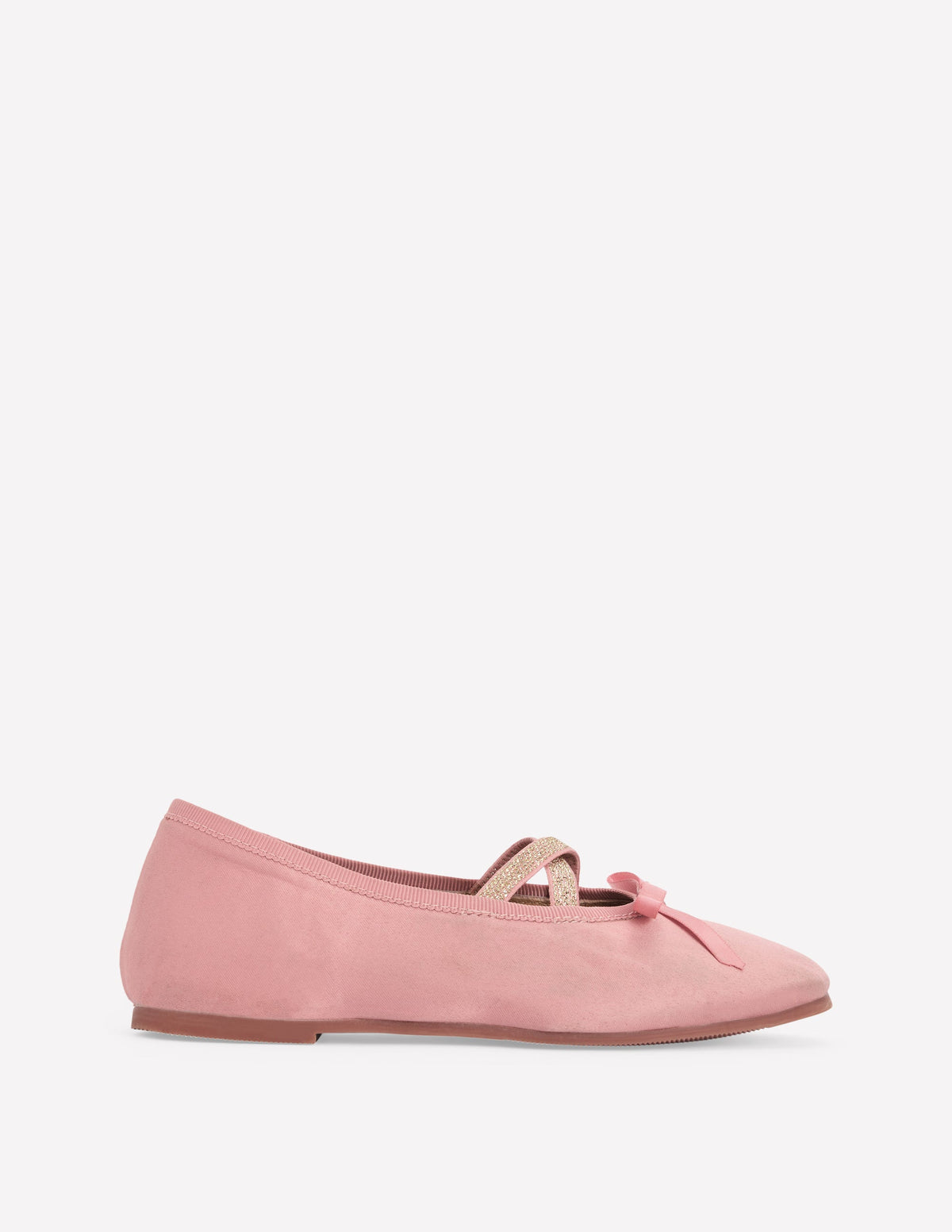 Satin Ballet Flats-Spring Blossom Pink-1