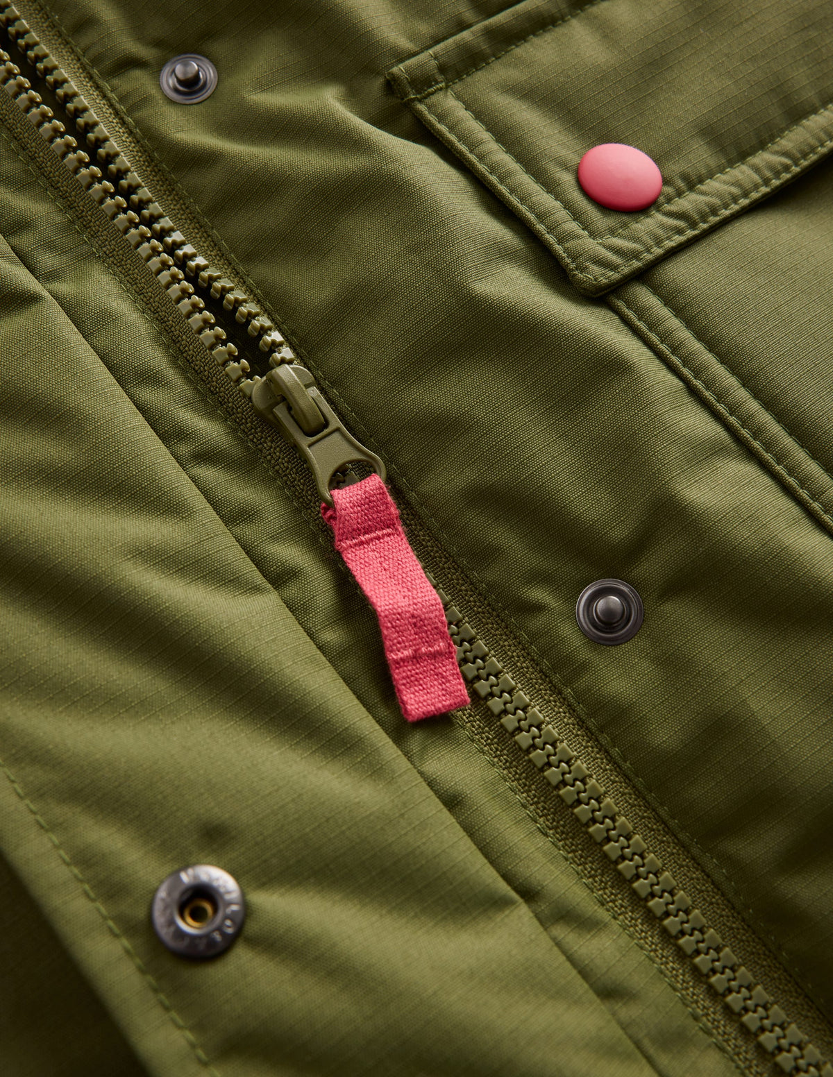 4-in-1 Waterproof Coat-Olive - Image 4