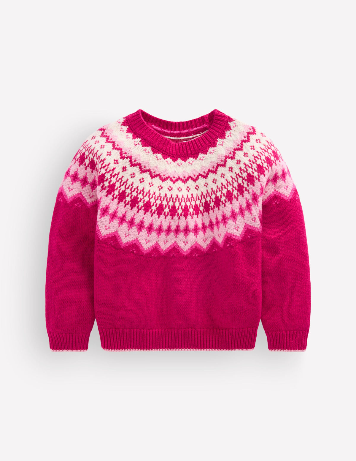 Eleanor Fair Isle Jumper-Sweet Cherry-3