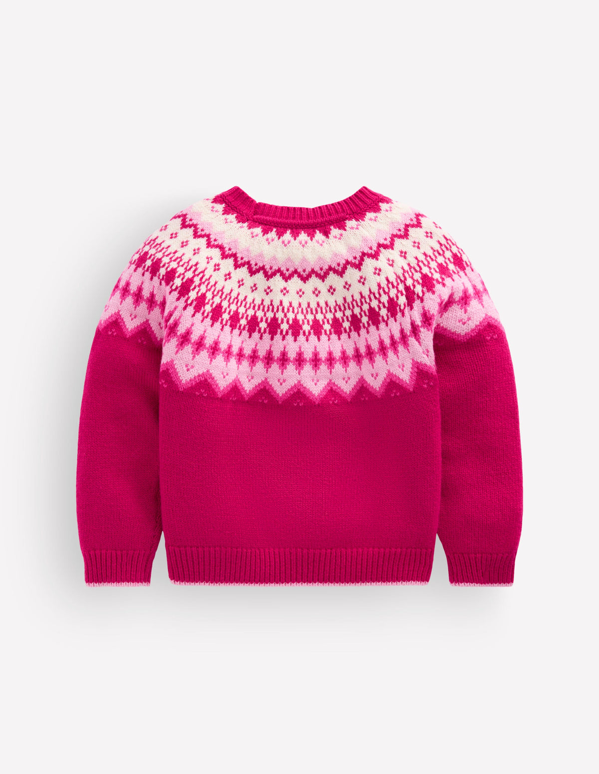 Eleanor Fair Isle Jumper-Sweet Cherry - Image 4