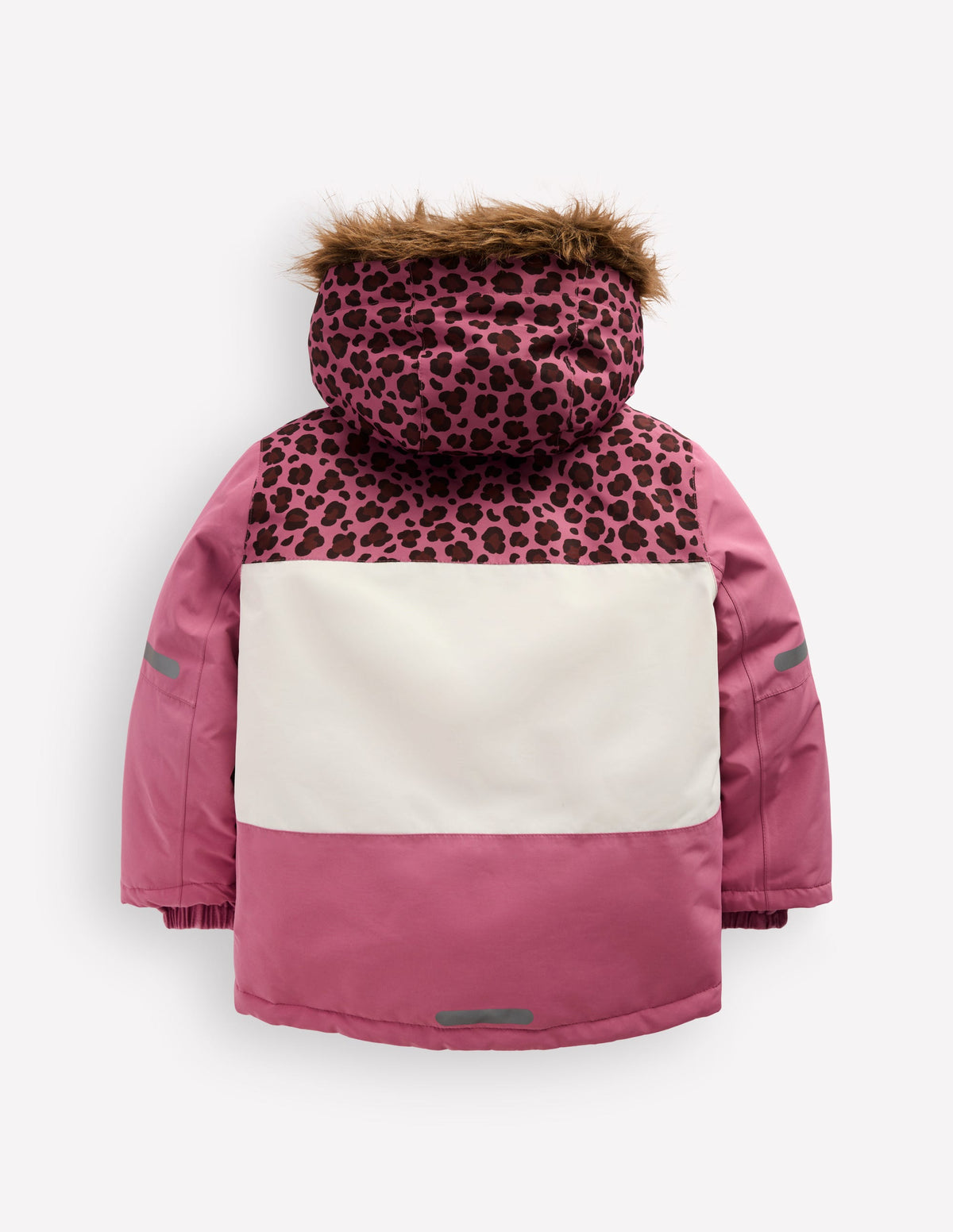 All-Weather Waterproof Coat-Pink Heather Leopard-2