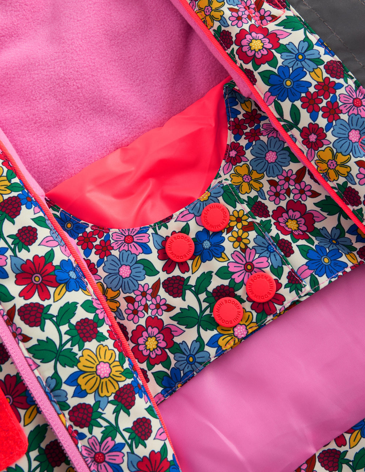 All-Weather Waterproof Coat-Multi Ditsy Floral-5