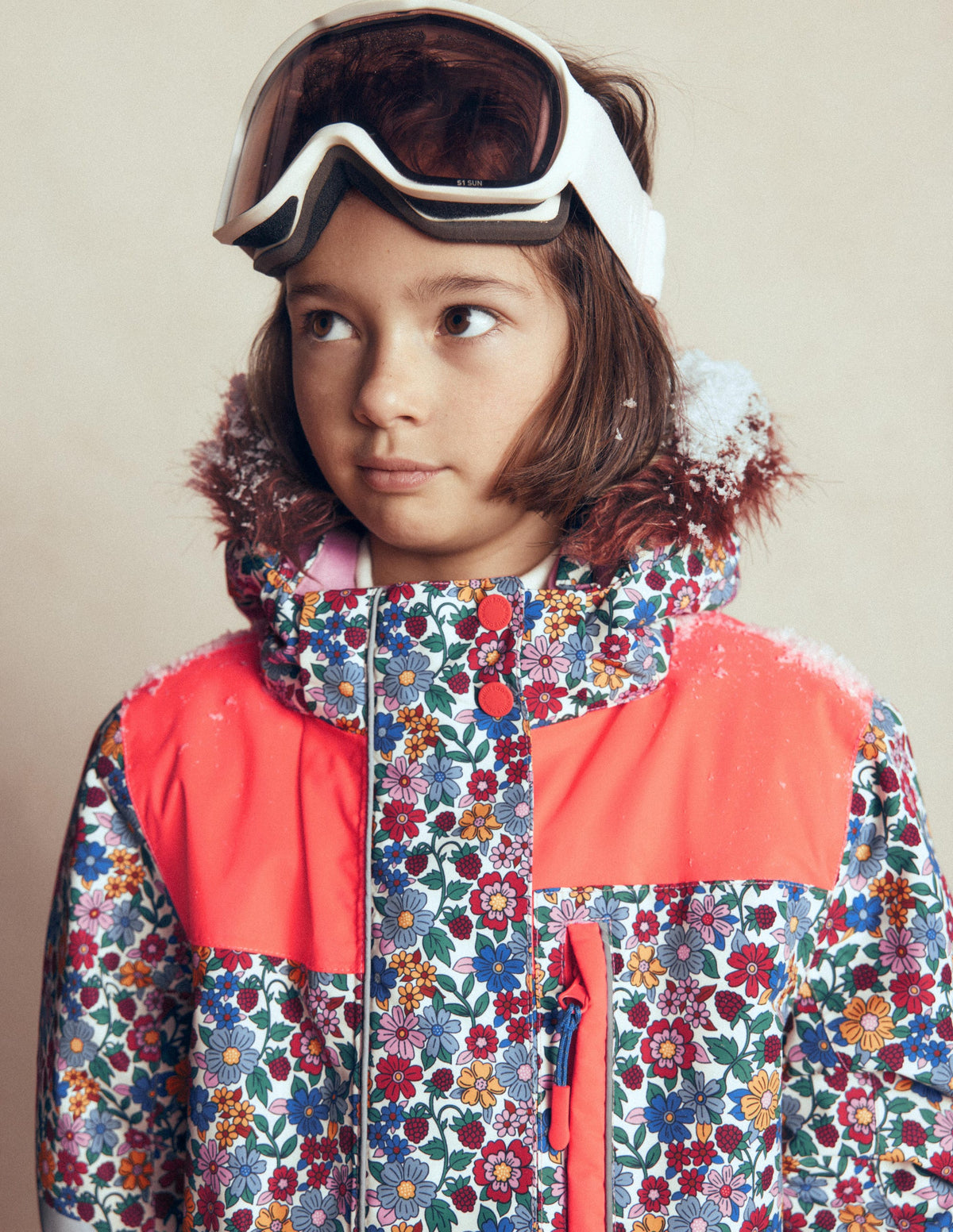 All-Weather Waterproof Coat-Multi Ditsy Floral-1