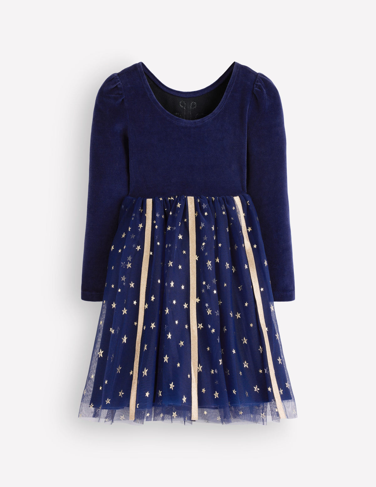 Aurora Appliqué Tulle Dress-Navy Circus Star - Image 3
