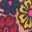 Reversible Borg Hoodie-Starboard Blue Berry Floral