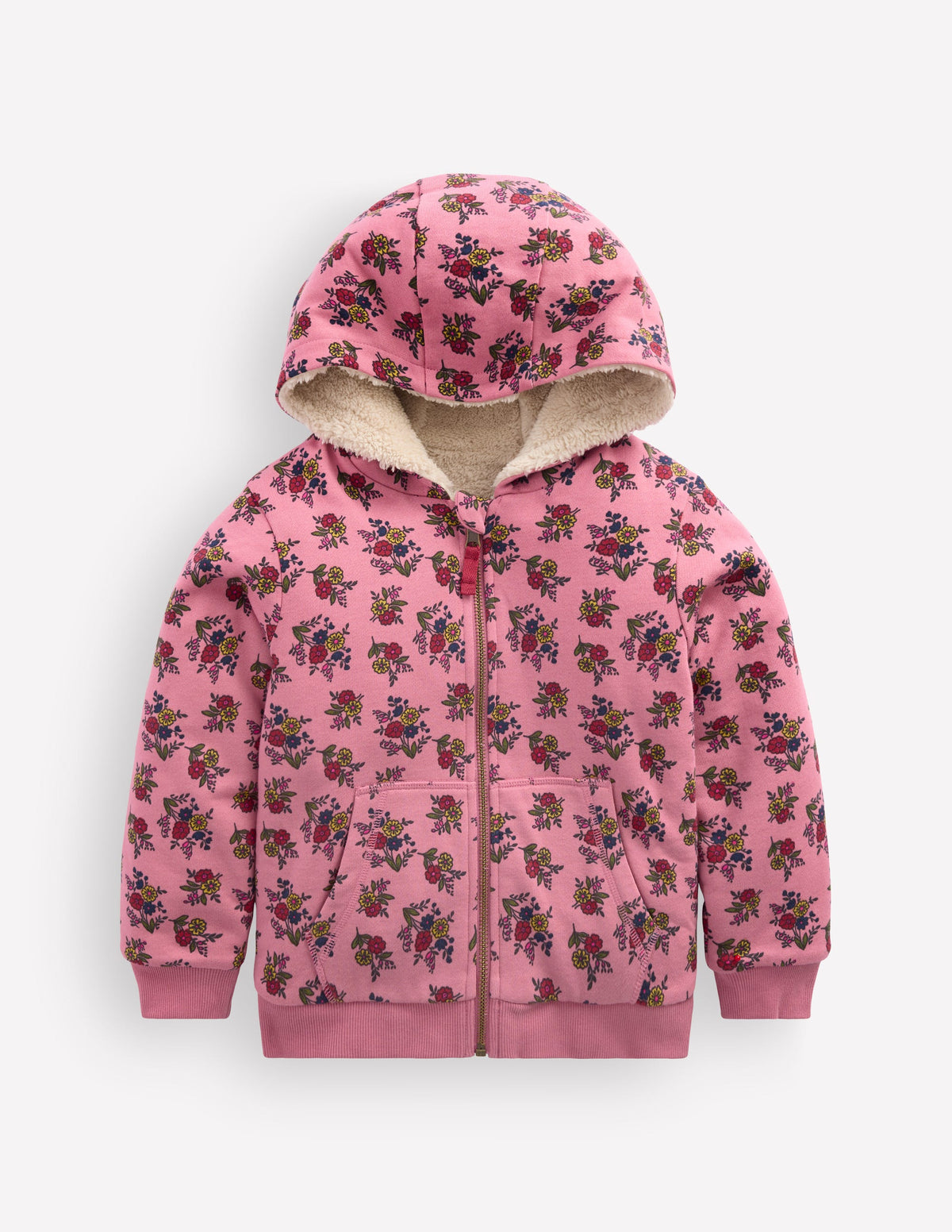 Reversible Borg Hoodie-Dusty Rose Sprouting Garden-1