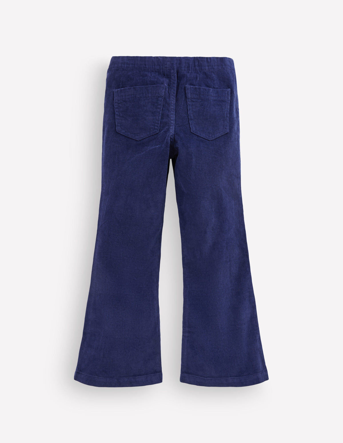 Flared Cord Leggings-Sapphire Blue-2