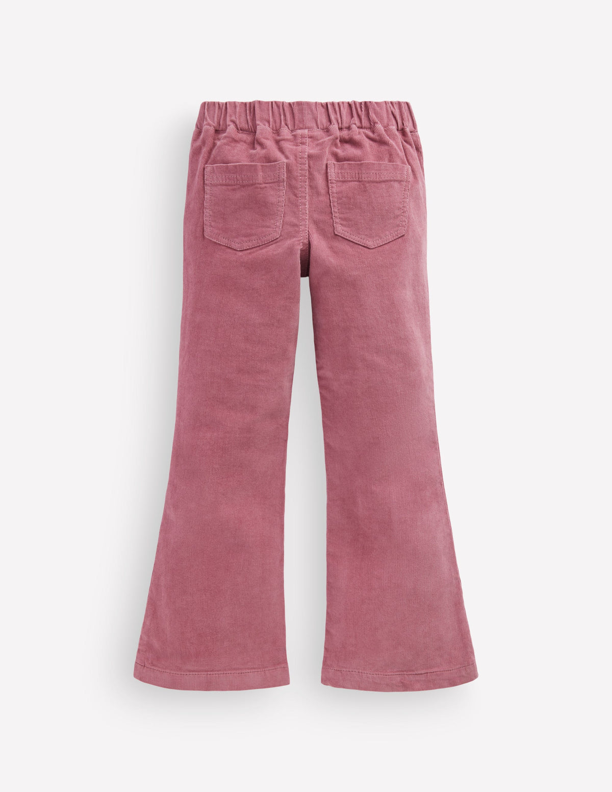 Flared Cord Leggings-Pink Heather-2