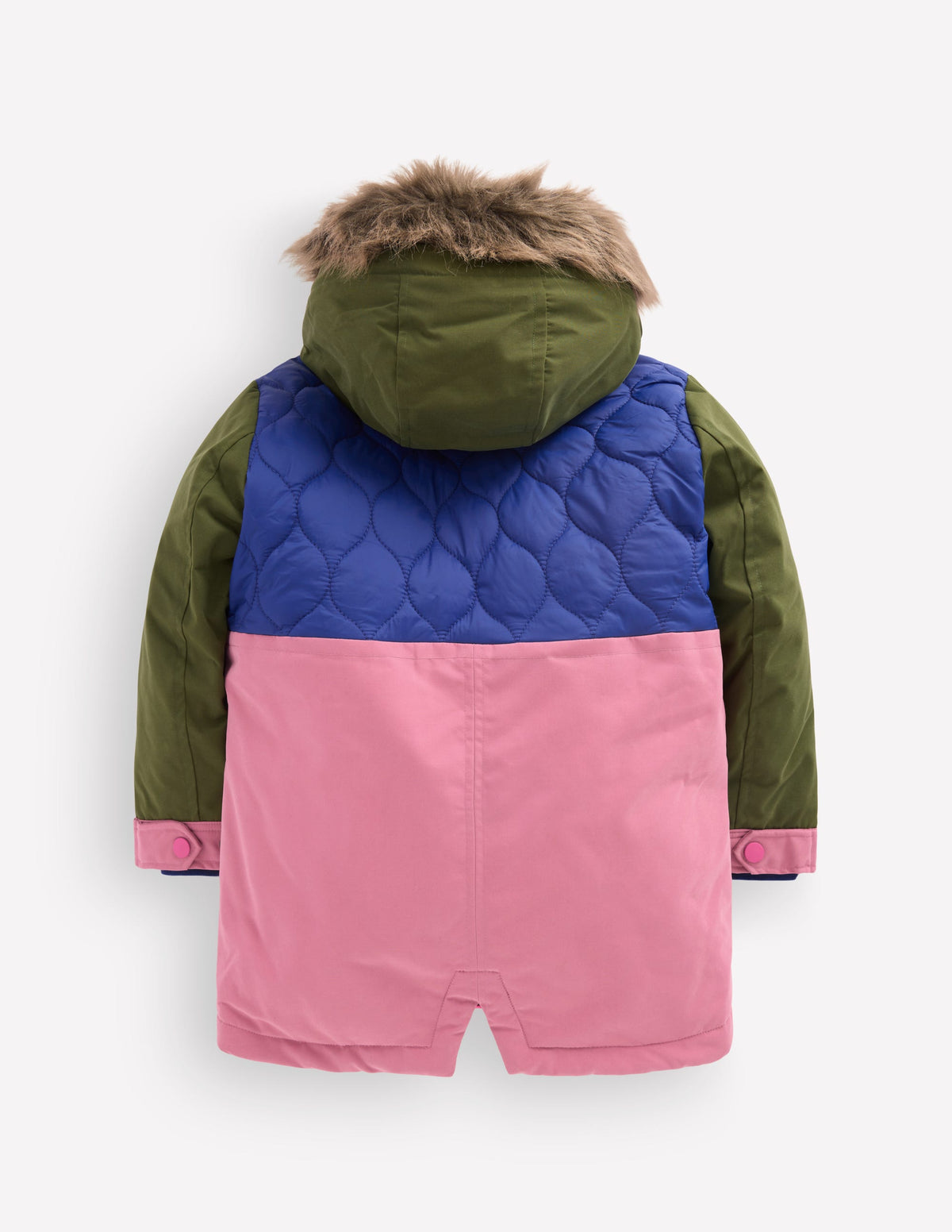 Joni Quilted Parka Coat-Multi Colourblock-8