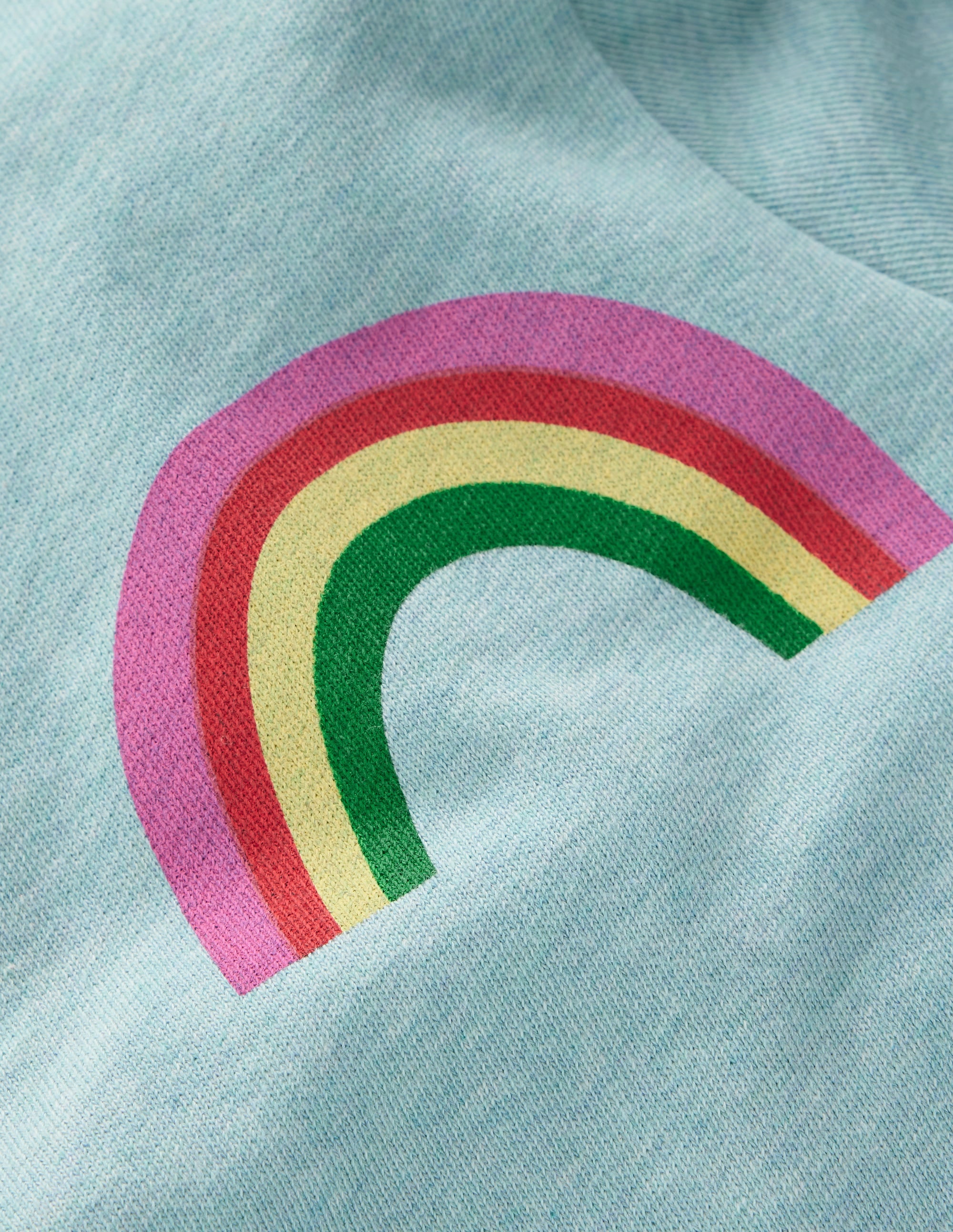 Fun Sweatshirt Tunic Set-Blue Rainbow - Image 3