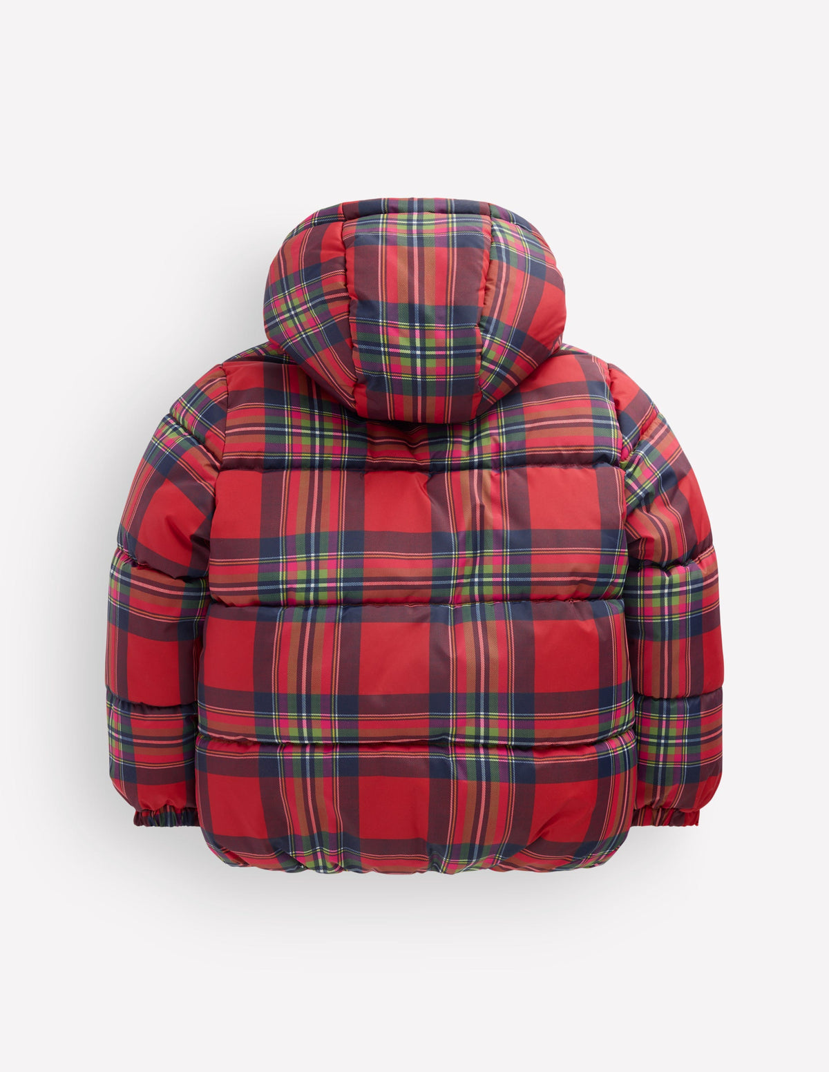 Fun Padded Coat-Red Check-6