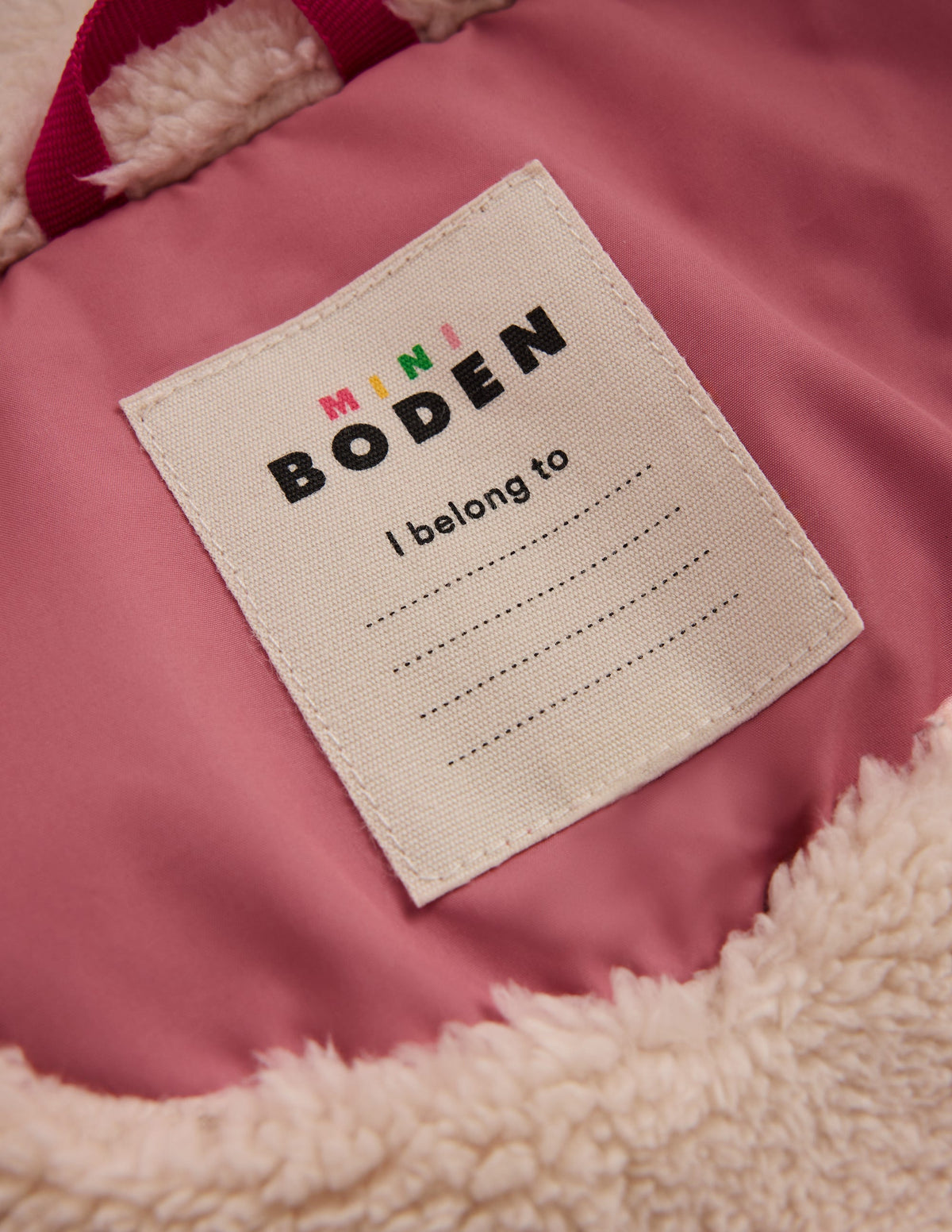 Fun Padded Coat-Pink Applique Metallic Hearts-7
