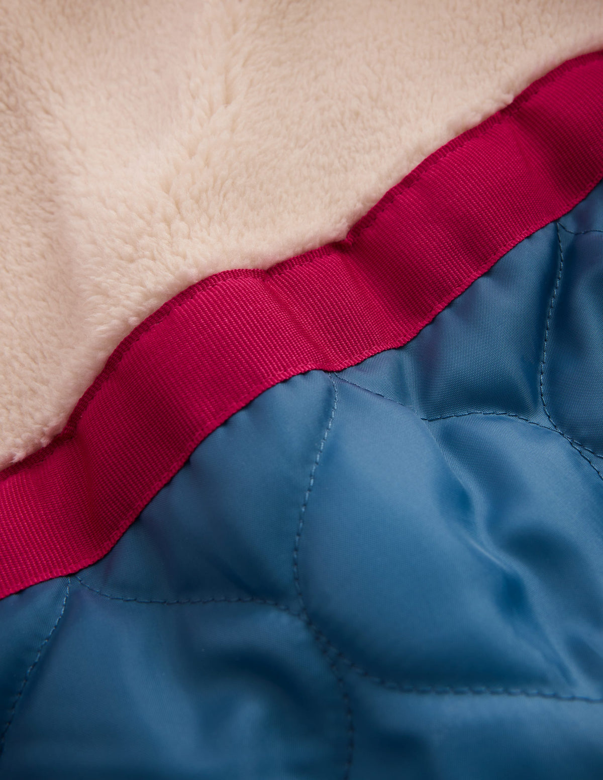 Fun Padded Coat-Pink Applique Metallic Hearts-8