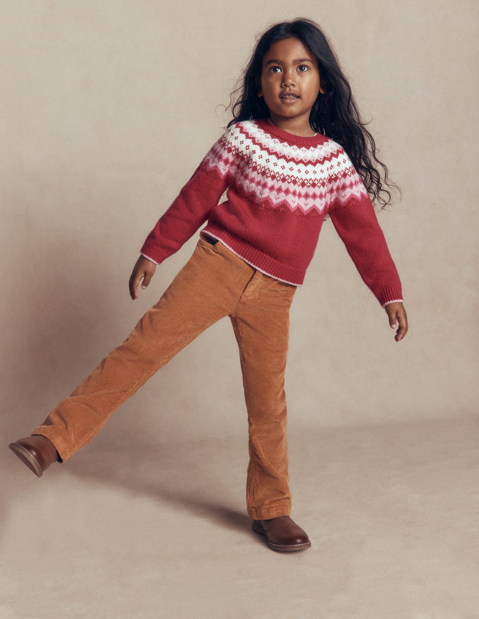 Kick Flare Jeans-Ginger Cord-1