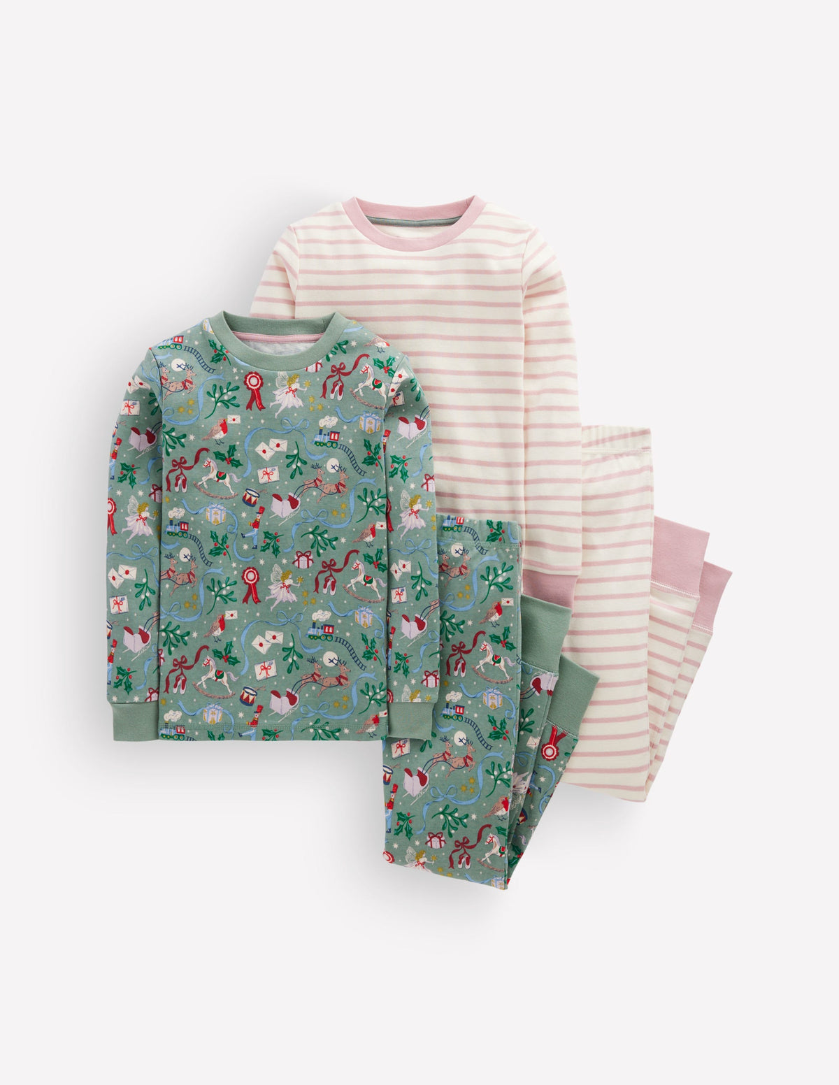Twin Pack Snug Pyjamas-Polar Post - Image 1