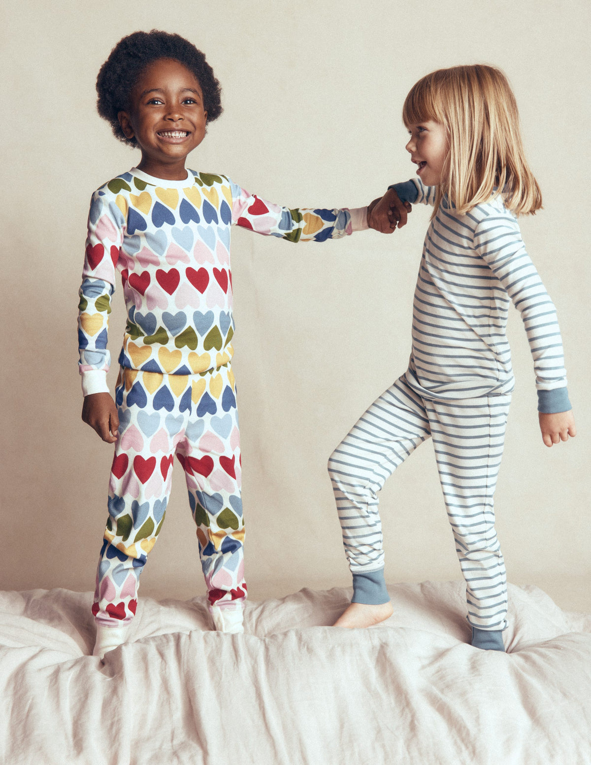 Twin Pack Snug Pyjamas-Multi Hearts-5