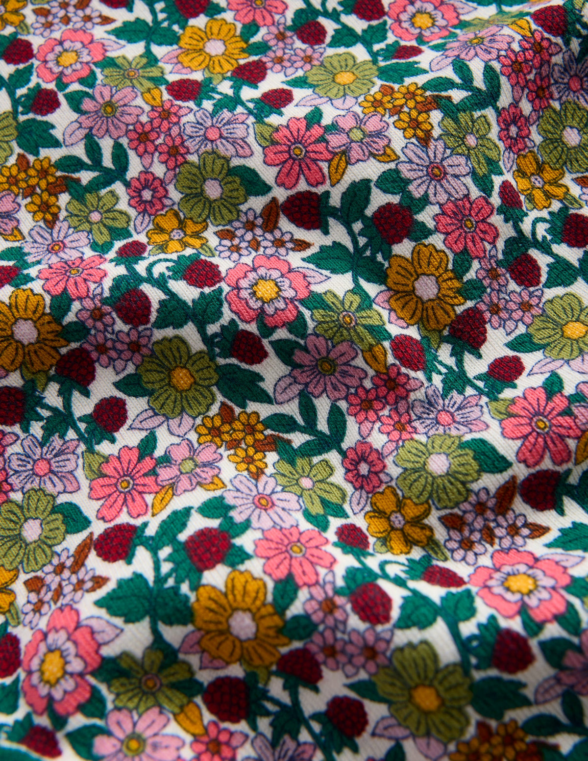 Snug Long John Pyjamas-Floral - Image 3