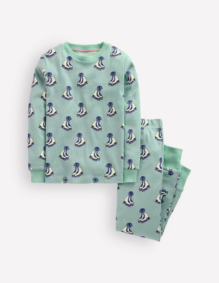 Snug Glow-In-The-Dark Pyjamas-Ice Skates
