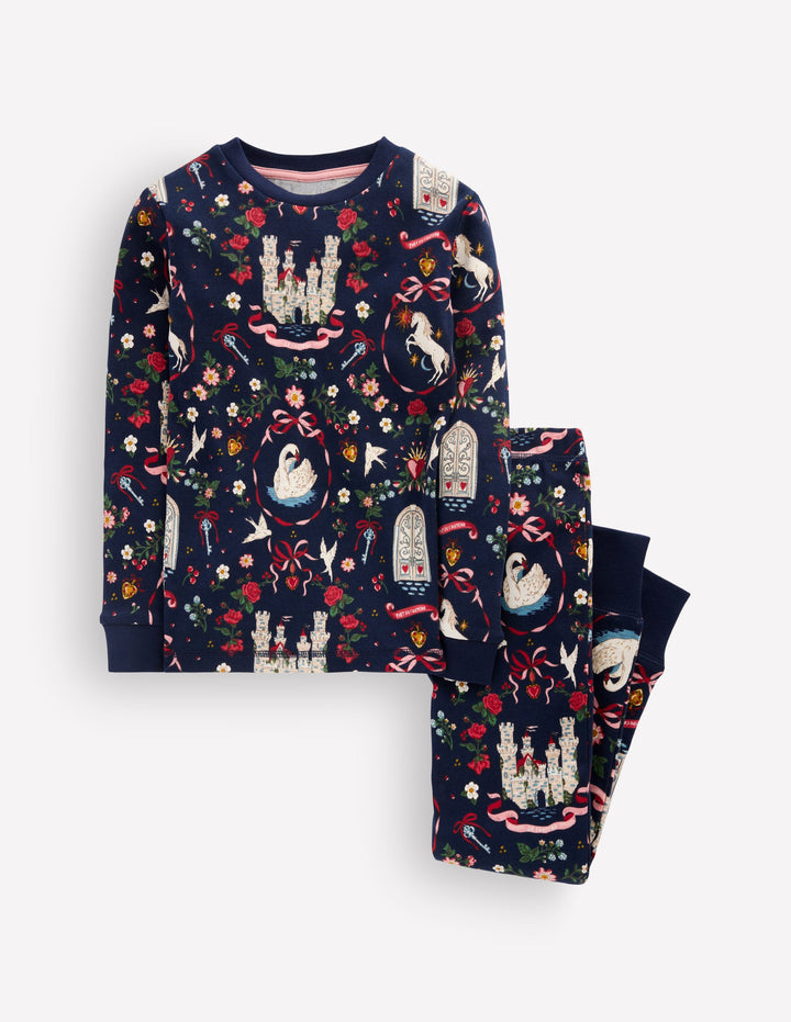 Snug Glow-In-The-Dark Pyjamas-Fairytale Castle