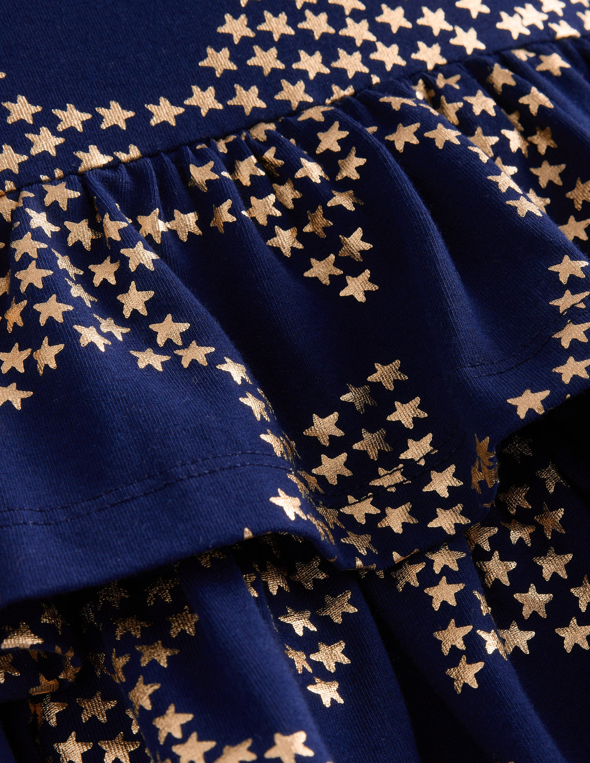 Cora Jersey RaRa Dress-Navy Foil Stars - Image 3