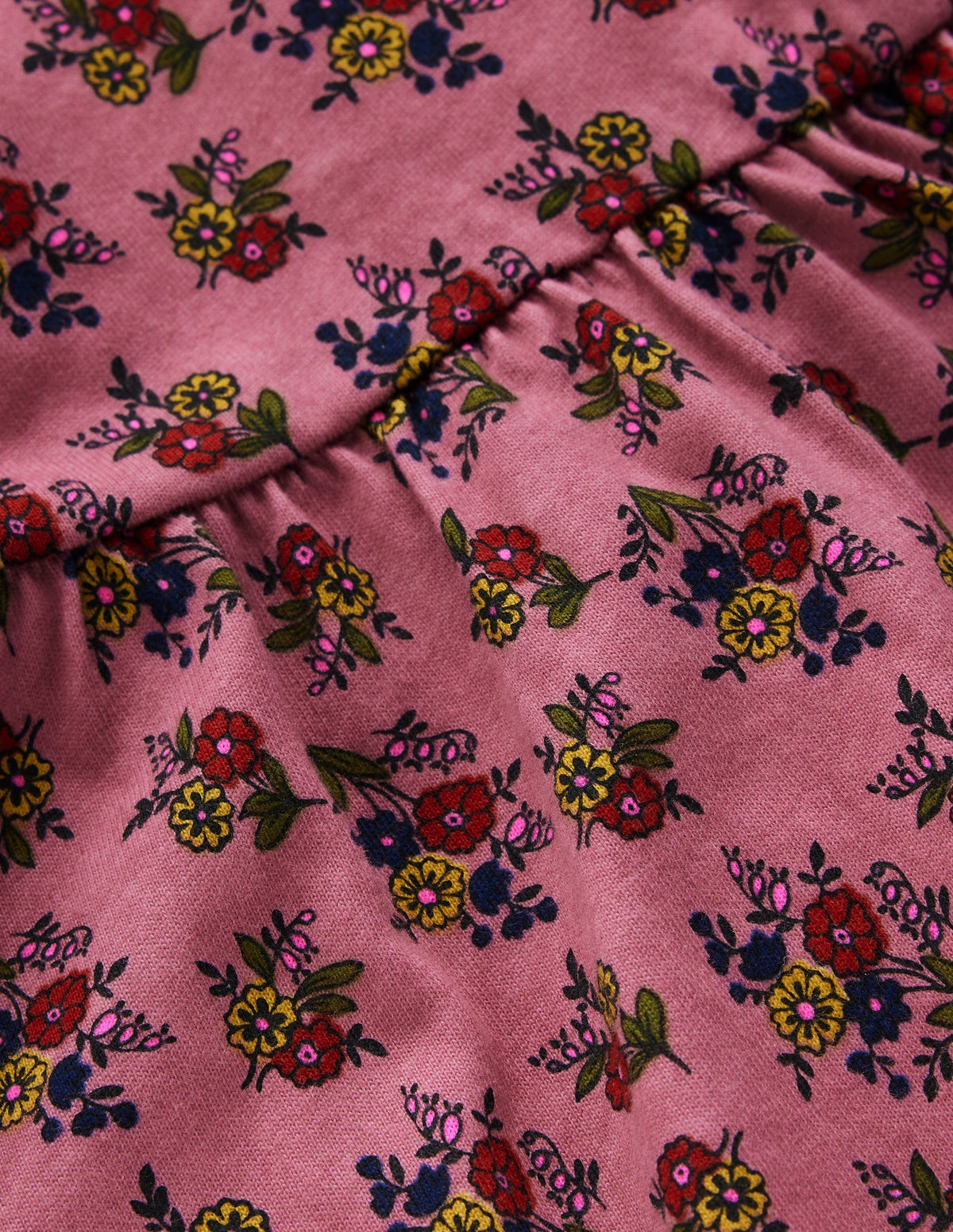 Madeline Blouson Sleeve Dress-Pink Floral - Image 3