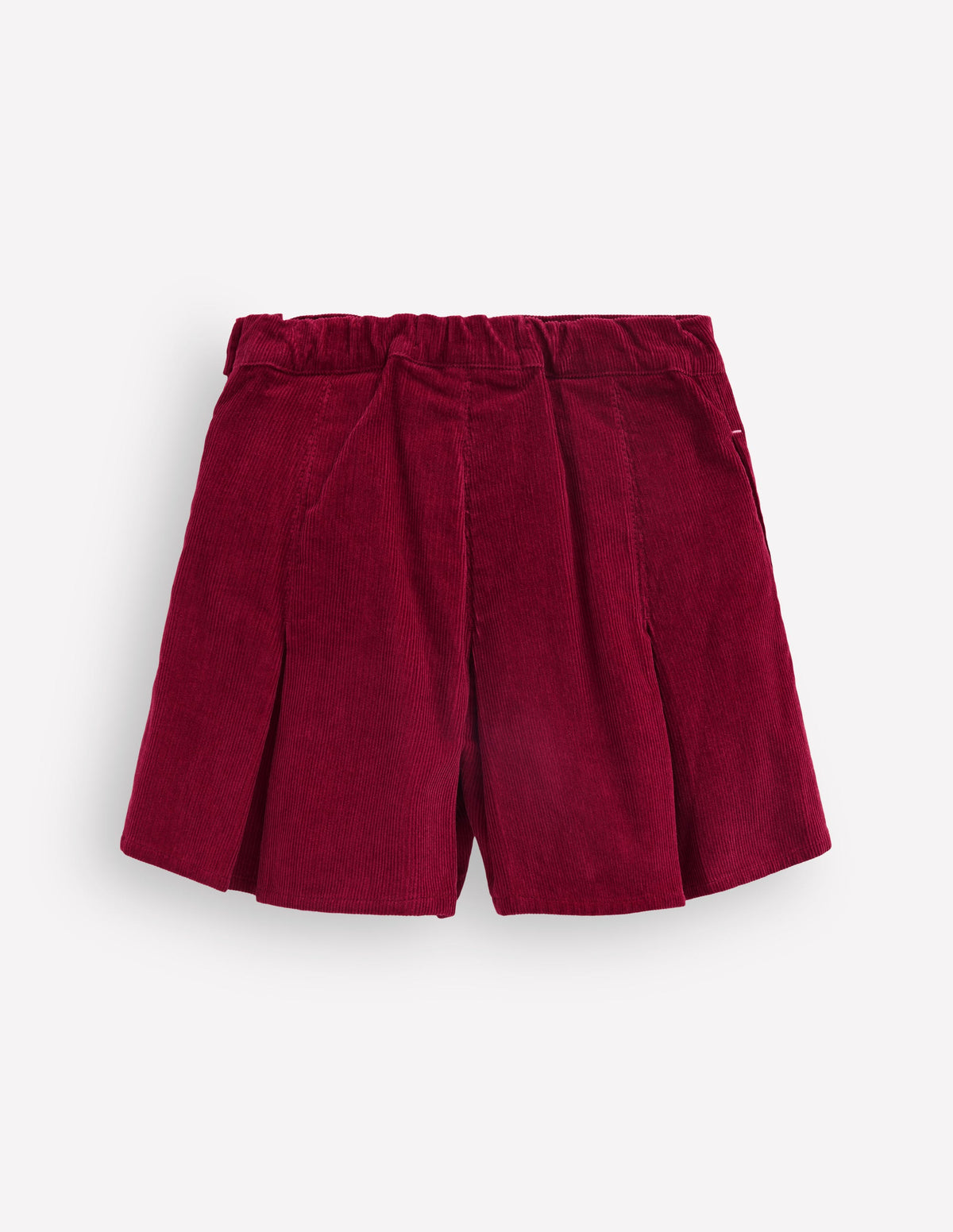 Pleated Skort-Ruby Red Cord - Image 5