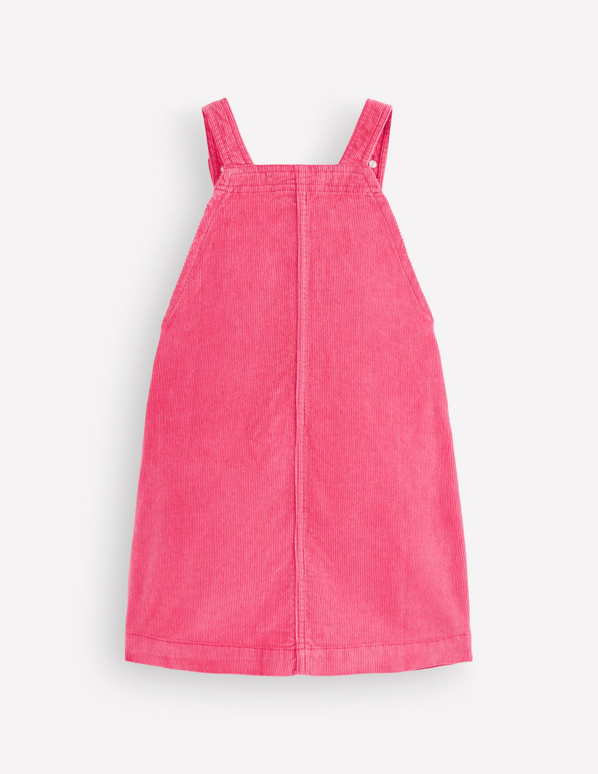 Adeline A-Line Dungaree Dress-Bright Rouge Floral Corduroy - Image 2