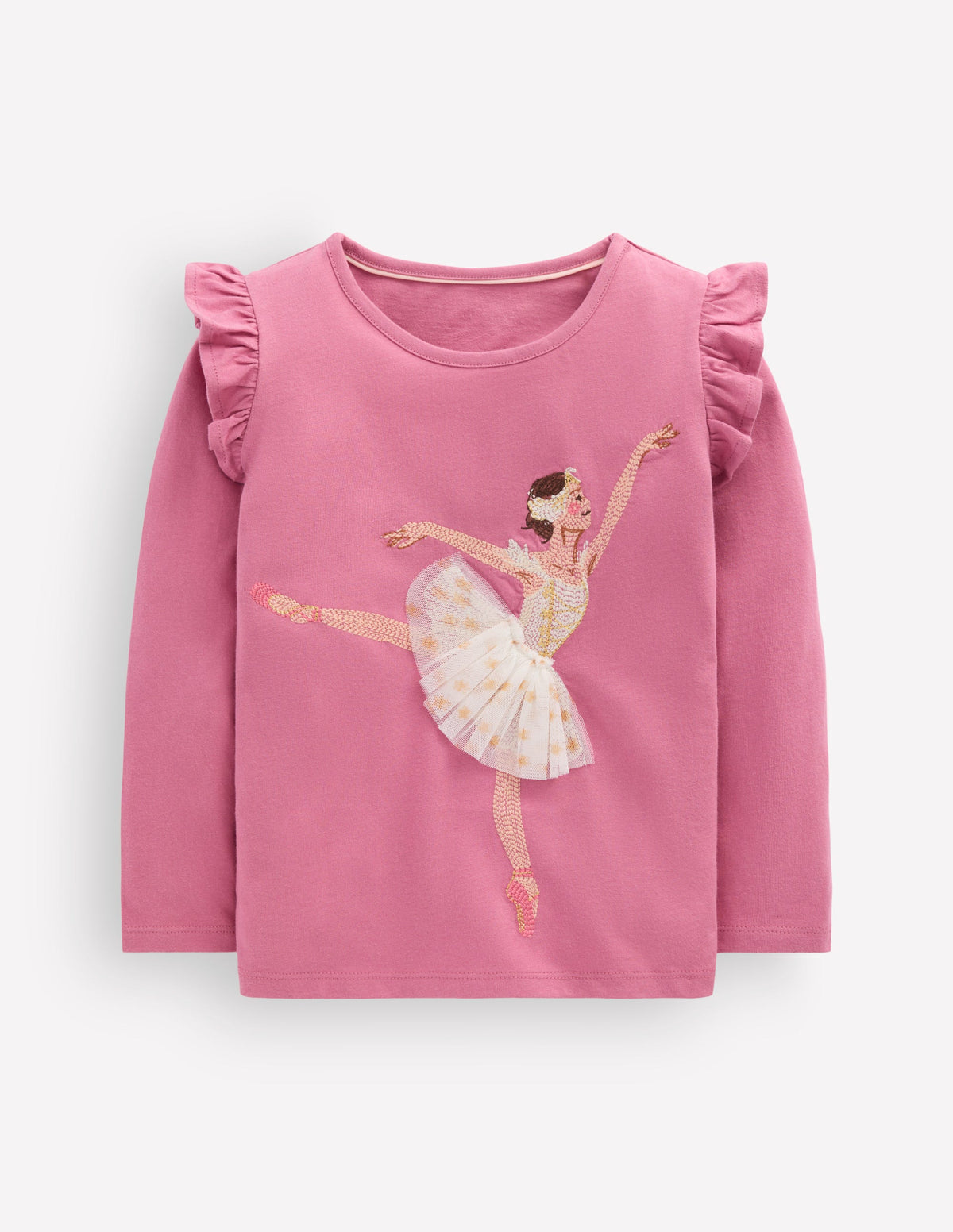 Long Sleeve Superstitch Tee-Pink Ballerina - Image 1