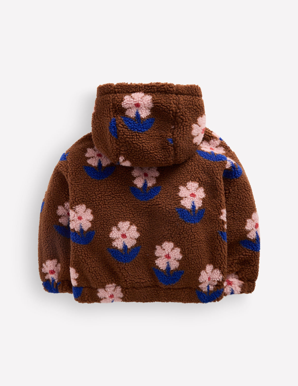 Relaxed Borg Zip-Through-Tortoise Shell Flower Stamp - Image 2