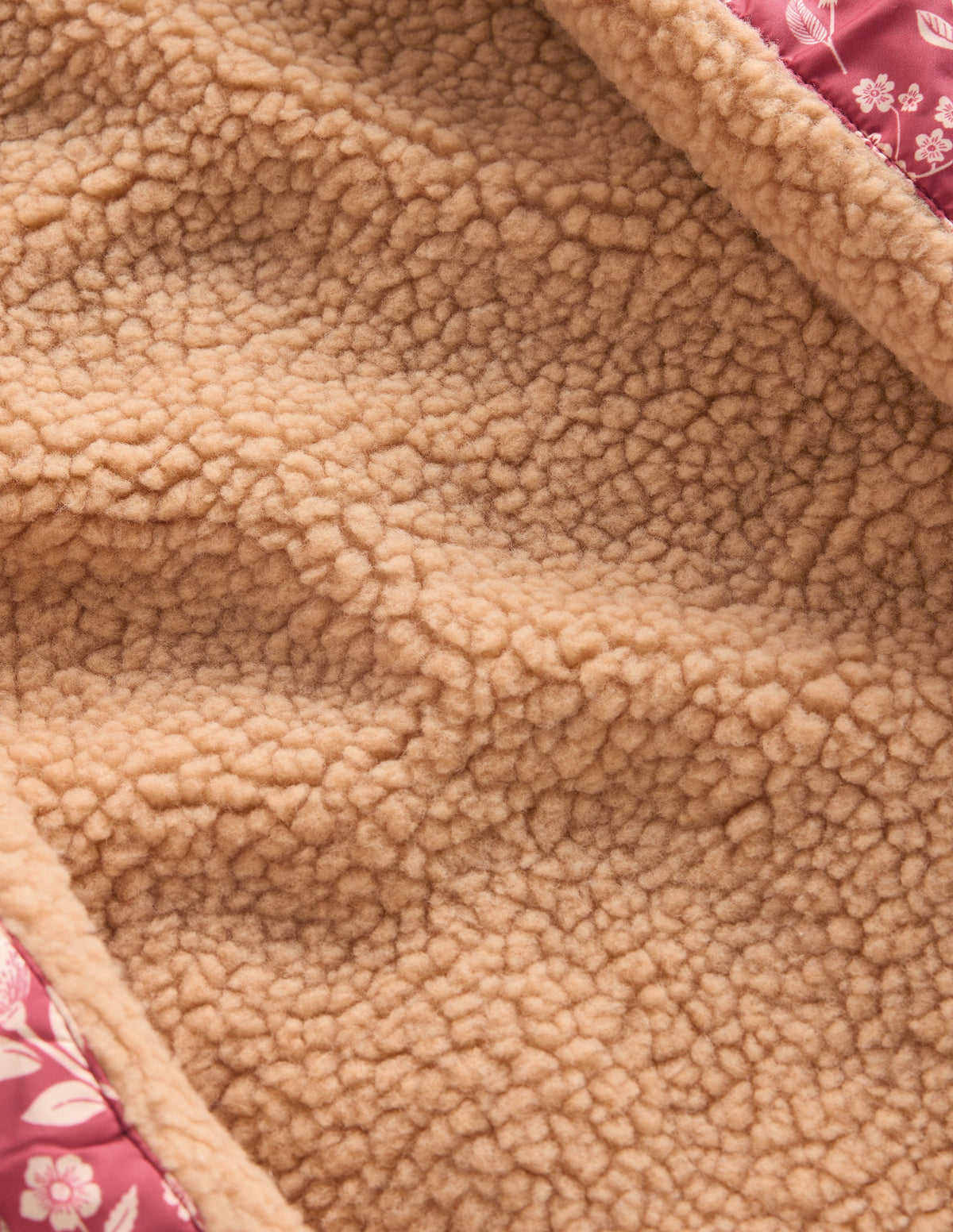 Borg Padded Jacket-Winter Blush Floral Bird-5