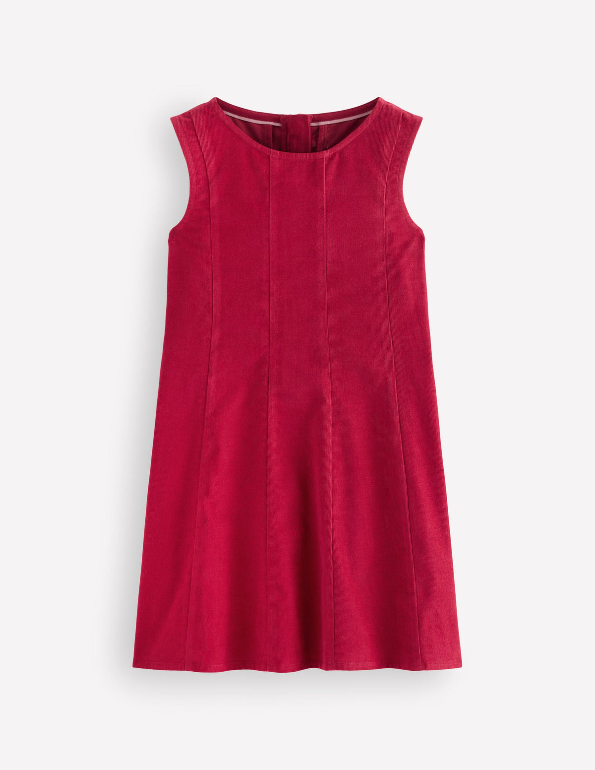 Willa Pinafore Dress-Red-2