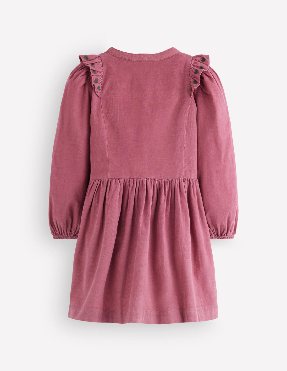 Winnie Frill Trim Shirt Dress-Formica Pink Cord - Image 2