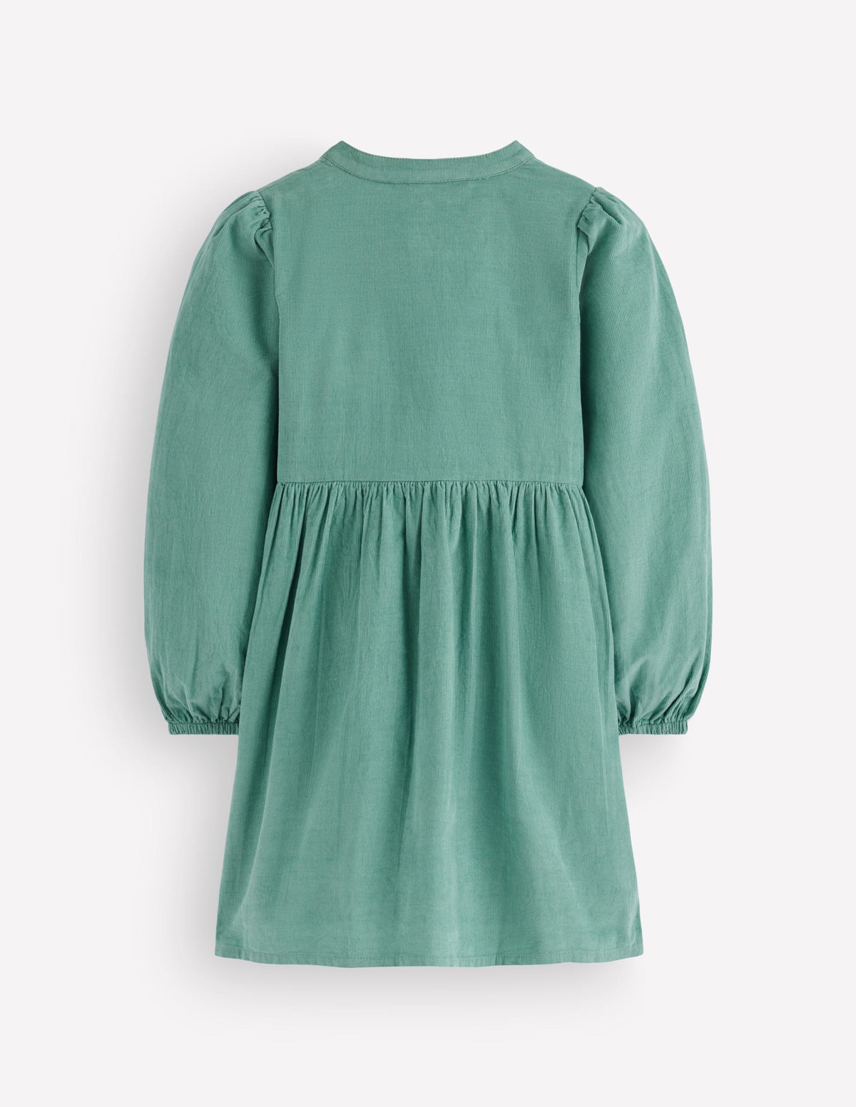Betsy Woven Puff Sleeve Dress-Eucalyptus Corduroy - Image 2