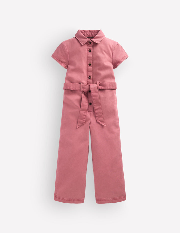 Relaxed Boilersuit-Pink Heather