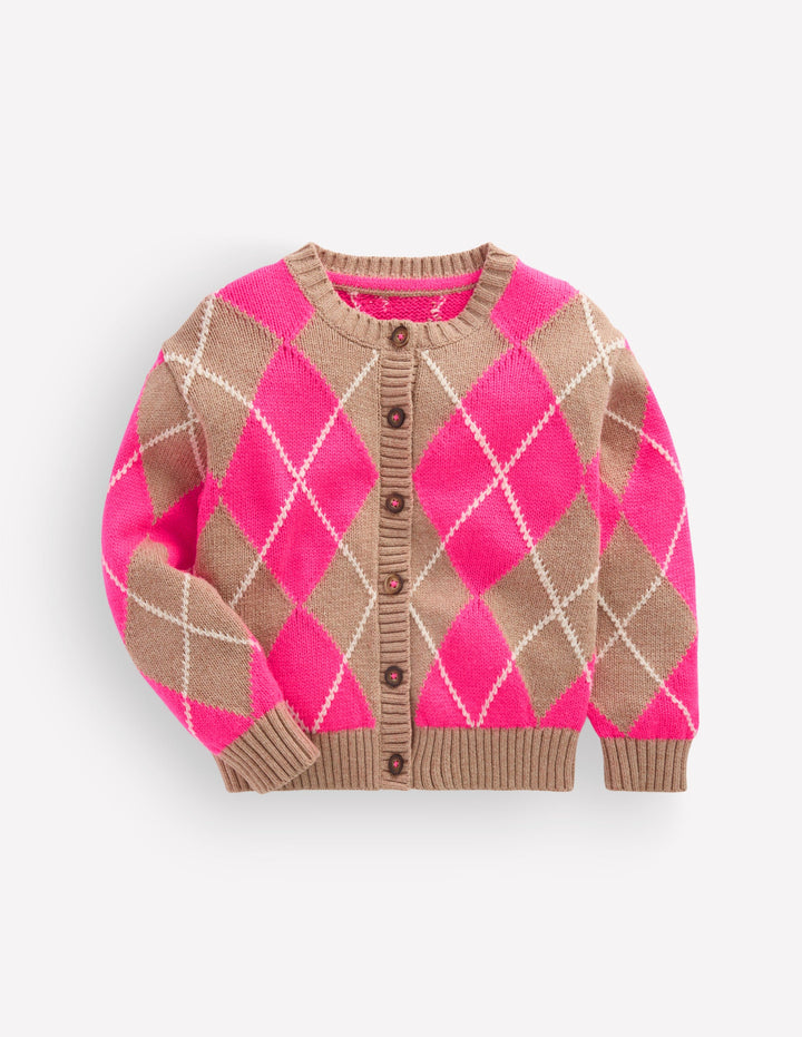Fun Cardigan-Camel Melange