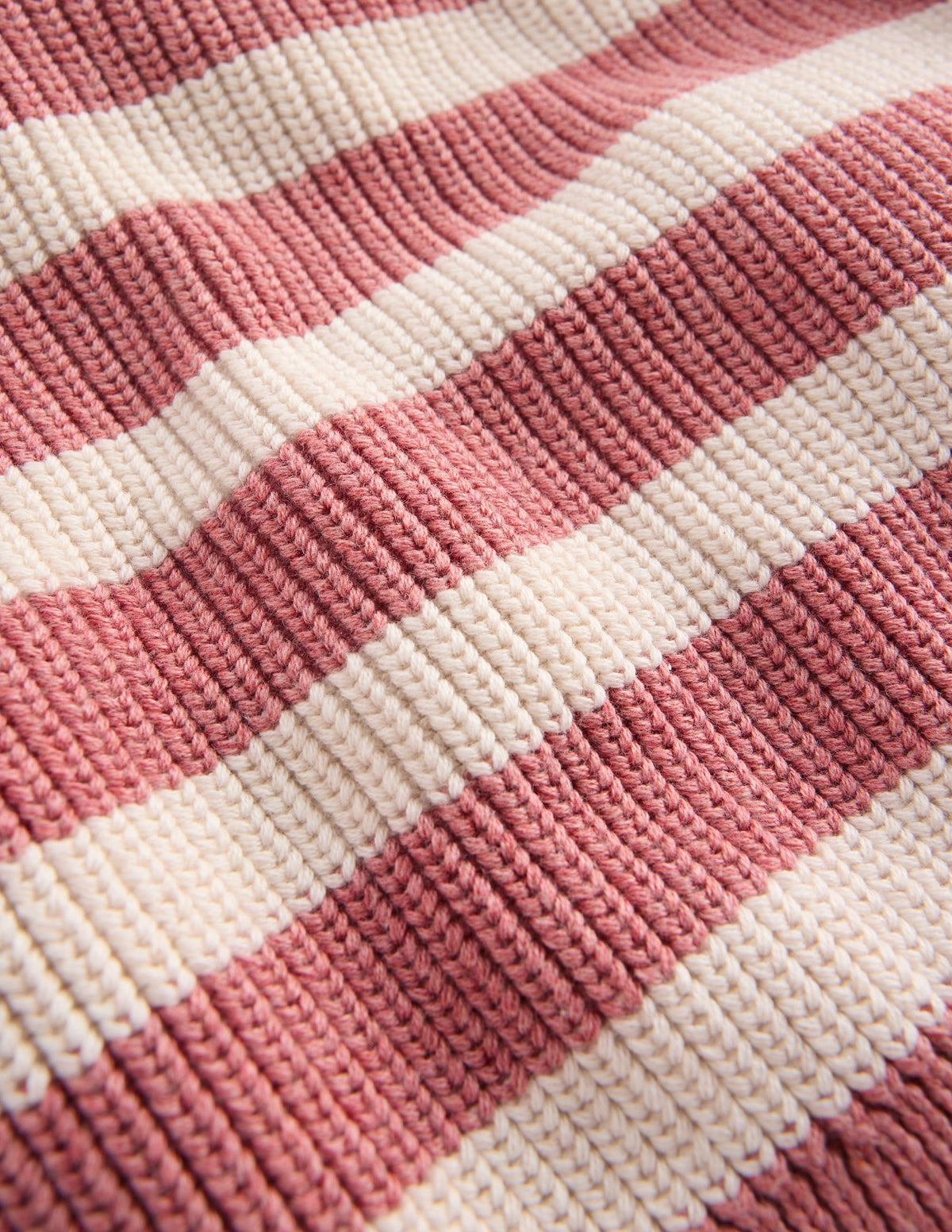 Zip Up Neck Jumper-Dusty Rose Marl - Image 6